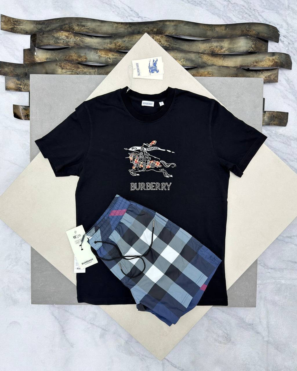 Burberry Shorts & Tee Sets