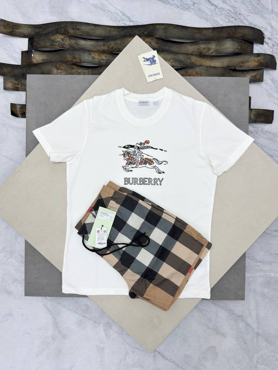 Burberry Shorts & Tee Sets