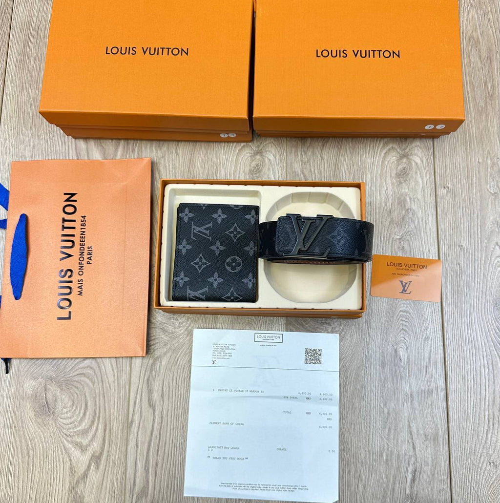 LV Wallet & Belt Set
