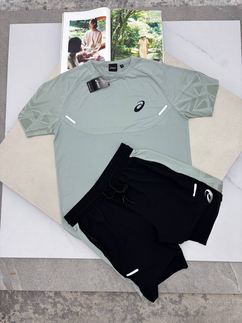 ASICS Shorts & Tee Sets